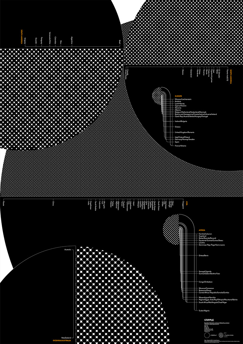 Nakwon Seo «Alternative data visualisations of the world map» | Visuelle Kommunikation, Diplom Master  2016